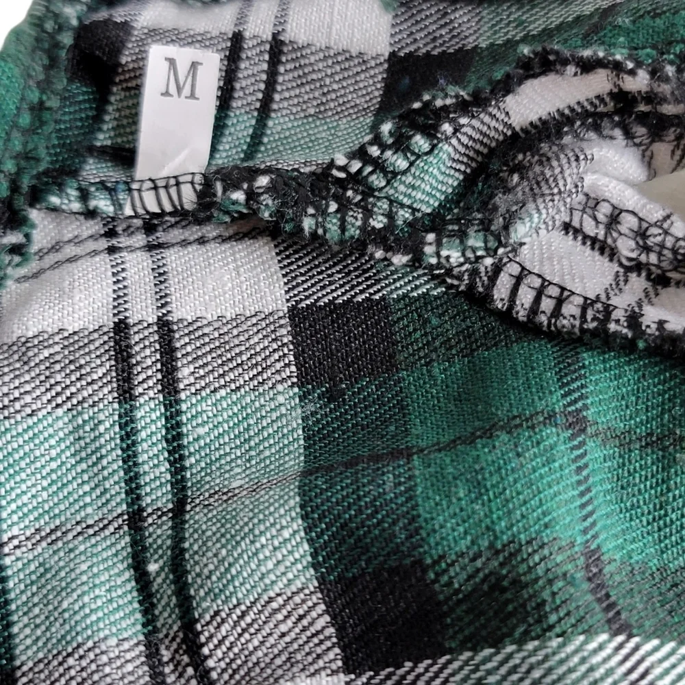 ``P25761 - Dog Plaid Flannel Shirt